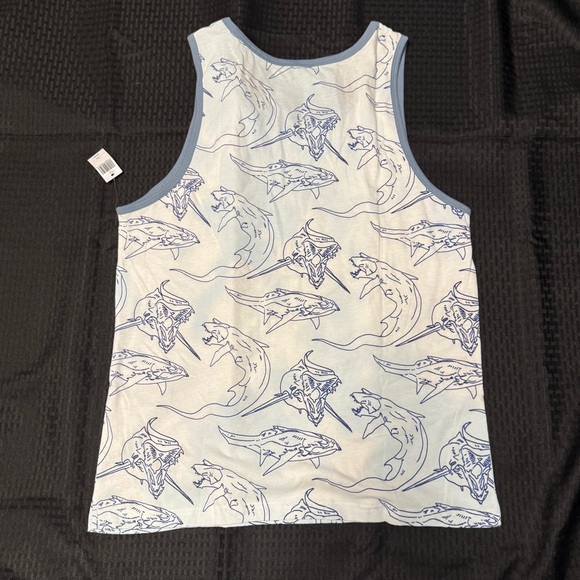 ✔️ Disney White&Blue AVATAR WAY OF THE WATER Tank Top NWT UNISEX M- L / W- XL - Picture 5 of 6